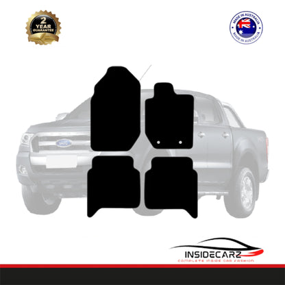 Car Floor Mats - Ford Ranger Ute PX2 2015-2018 4pc set - Inside Carz