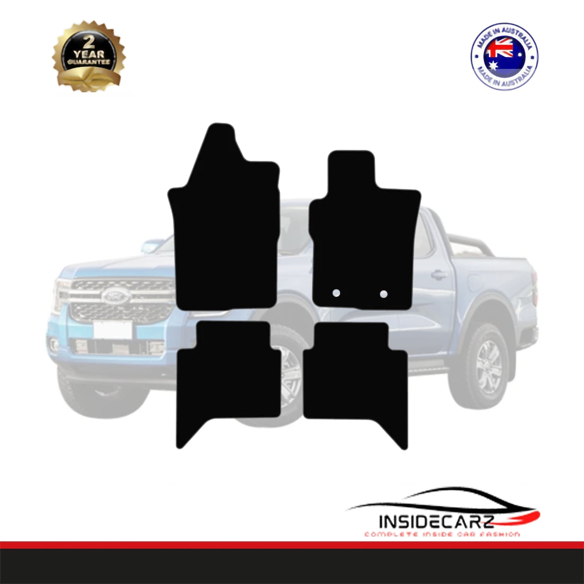 Vehicle Floor Mats are essential to cover your car floorings, especially for Holden, Mazda, Toyota, Nissan, and Ford models. Inside Carz - car mats Australia